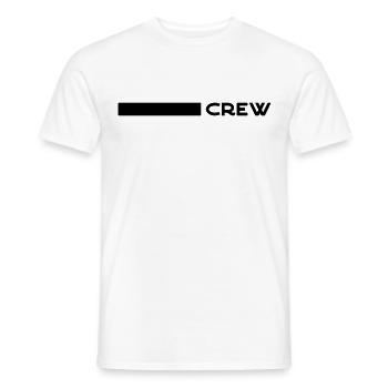 Équipage Mannschaft Équipe - T-shirt homme - blanc - Devant - AI Model Male 178 dark (178cm)