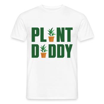 Plant Daddy Graphic Gardener Gardening Horticultur - Männer T-Shirt - Weiß - Vorne - AI Model Male 178 dark (178cm)