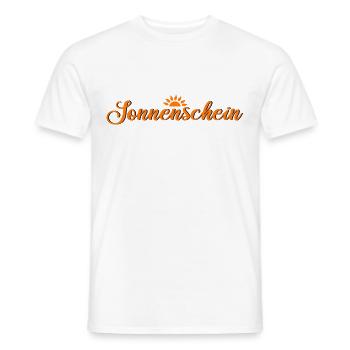 sonnenschein - Männer T-Shirt - Weiß - Vorne - AI Model Male 178 dark (178cm)