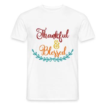 Herbst goldene Jahreszeit - Männer T-Shirt - Weiß - Vorne - AI Model Male 178 dark (178cm)