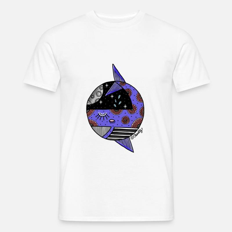 Wal der Wal // Walwal - Männer T-Shirt - Weiß