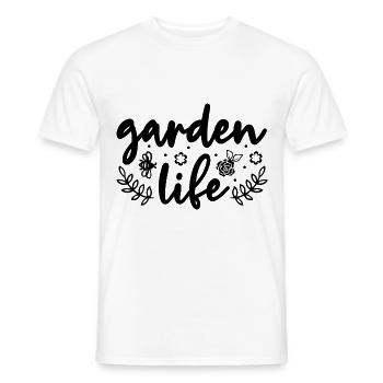Garden Life Gardener Horticulturist Gardening Land - Männer T-Shirt - Weiß - Vorne - AI Model Male 178 dark (178cm)