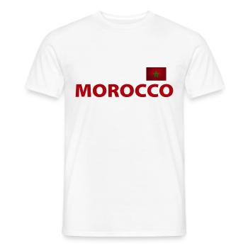 Marokko - Männer T-Shirt - Weiß - Vorne - AI Model Male 178 dark (178cm)
