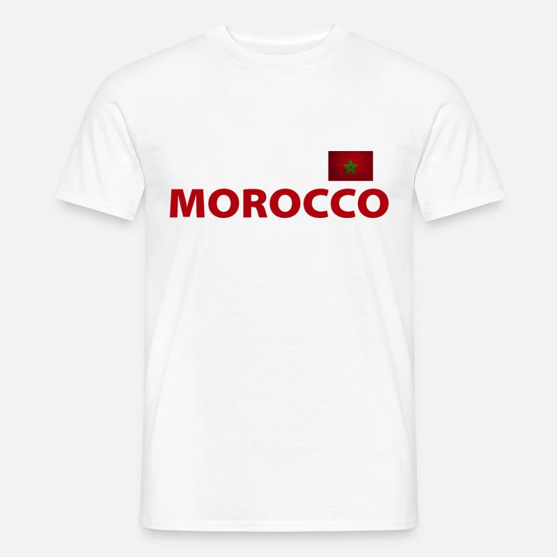 Morocco - Men’s T-shirt - white