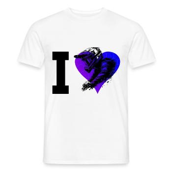 VTT Hommes VTT Cyclistes VTT - T-shirt homme - blanc - Devant - AI Model Male 178 dark (178cm)
