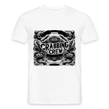 Crabbing Crew 9 - Männer T-Shirt - Weiß - Vorne - AI Model Male 178 dark (178cm)
