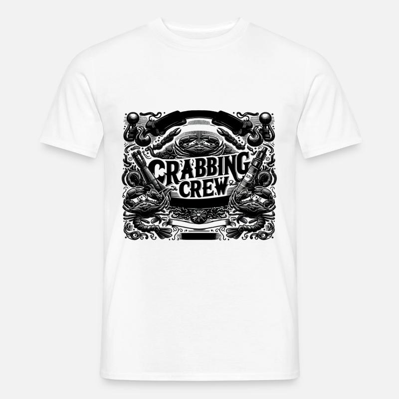 Crabbing Crew 9 - Männer T-Shirt - Weiß