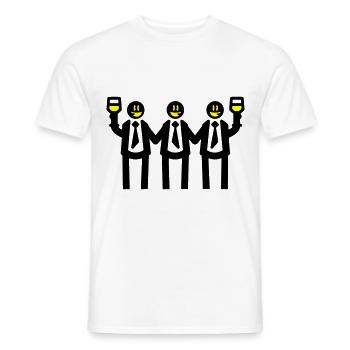 Bachelor Groom Team Bachelors - Men's T-Shirt - white - Front - AI Model Male 178 dark (178cm)