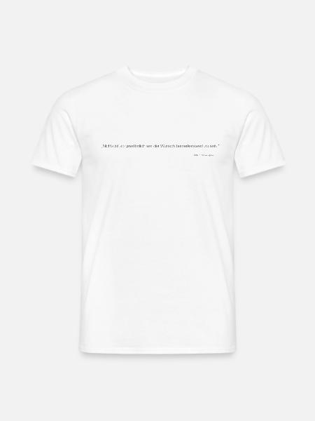 Shakespeare Zitat - Männer T-Shirt - Weiß
