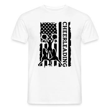 Cheerleading Cheerleader Gift - Men's T-Shirt - white - Front - AI Model Male 178 dark (178cm)