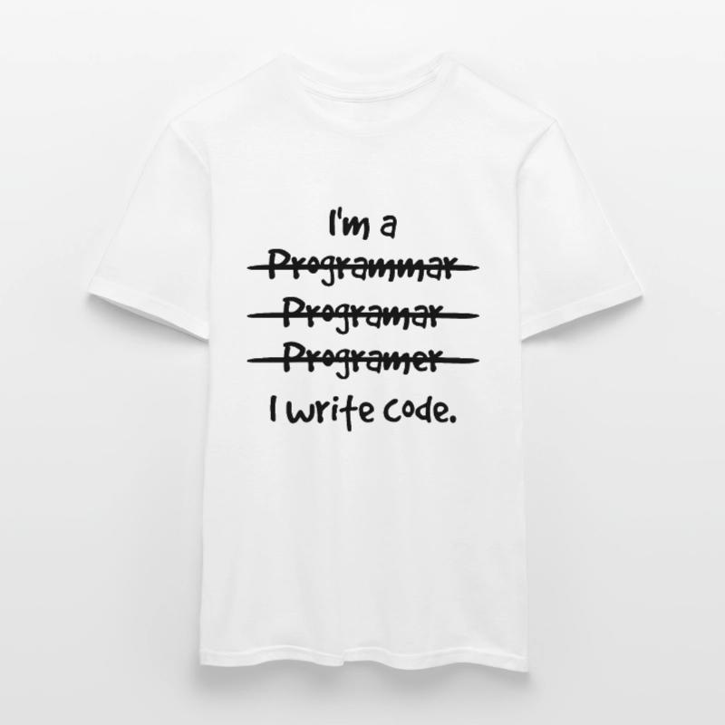 I'm A Programmer I Write Code Computer Scientist A Männer T-Shirt