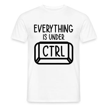 Everything Is Under Control Programmer Coder Softw - Männer T-Shirt - Weiß - Vorne - AI Model Male 178 dark (178cm)