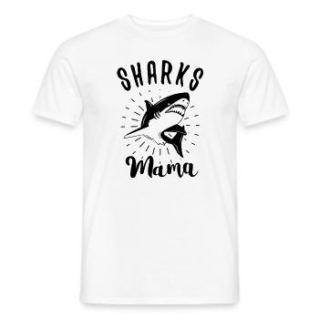 Requin Grand Requin Blanc Requin Mégalodon Requin Marteau Requin - T-shirt homme - blanc - Devant - AI Model Male 178 dark (178cm)
