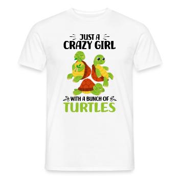 Tortoises - Men's T-Shirt - white - Front - AI Model Male 178 dark (178cm)