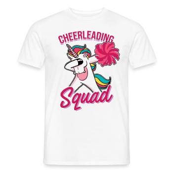 Cheerleading Squad Unicorn Cheerleader Cheerdance - Männer T-Shirt - Weiß - Vorne - AI Model Male 178 dark (178cm)