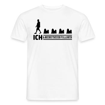 Hunde Followers Dog Love Hundebesitzer - Männer T-Shirt - Weiß - Vorne - AI Model Male 178 dark (178cm)