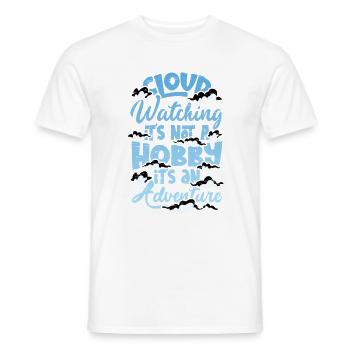 Observateur des nuages Météorologie Observation des nuages - T-shirt homme - blanc - Devant - AI Model Male 178 dark (178cm)