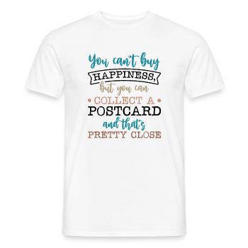 Deltiology-karte Colleting Deltiologist-postkarte - Männer T-Shirt - Weiß - Vorne - AI Model Male 178 dark (178cm)