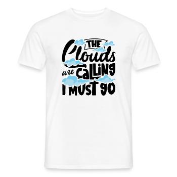 Cloud Watcher Meteorology Meteorologist Cloud - Men's T-Shirt - white - Front - AI Model Male 178 dark (178cm)
