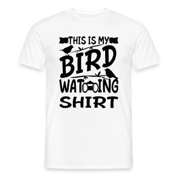 Birdwatcher - This Is My Bird Watching Shirt - Männer T-Shirt - Weiß - Vorne - AI Model Male 178 dark (178cm)