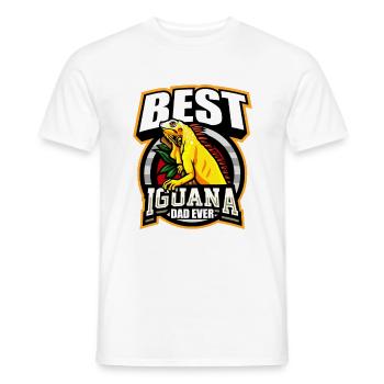 Iguana Pet | Reptiles Reptile Animals Gifts - Men's T-Shirt - white - Front - AI Model Male 178 dark (178cm)