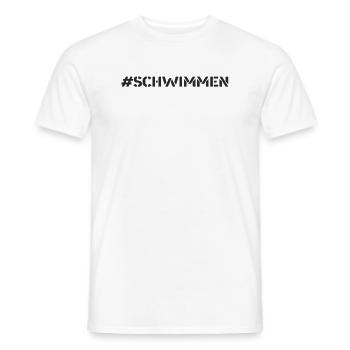 Schwimmen - #schwimmen - Männer T-Shirt - Weiß - Vorne - AI Model Male 178 dark (178cm)