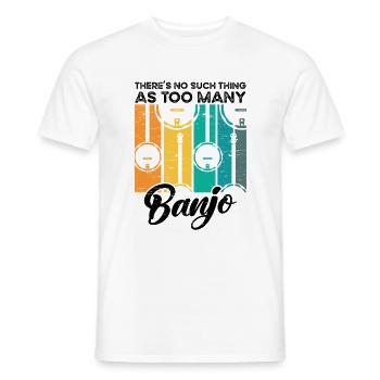 Viele - Männer T-Shirt - Weiß - Vorne - AI Model Male 178 dark (178cm)
