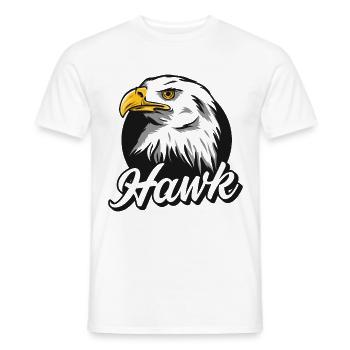 Eagle Brave Ornithologist Falconry Falconry Falcon Falcon Vö - Men's T-Shirt - white - Front - AI Model Male 178 dark (178cm)