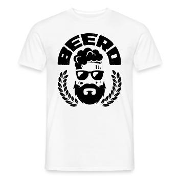 Beerd Graphic Homebrewing Winemaking Brewery Craft - Männer T-Shirt - Weiß - Vorne - AI Model Male 178 dark (178cm)