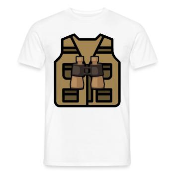 Costume Graphic Animal Keeper Zoo Keeper Animal Lo - Männer T-Shirt - Weiß - Vorne - AI Model Male 178 dark (178cm)