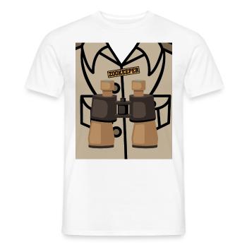 Costume Graphic Animal Keeper Zoo Keeper Animal Lo - Männer T-Shirt - Weiß - Vorne - AI Model Male 178 dark (178cm)