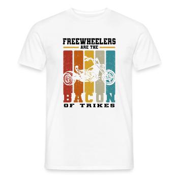 Trike Moto - T-shirt homme - blanc - Devant - AI Model Male 178 dark (178cm)