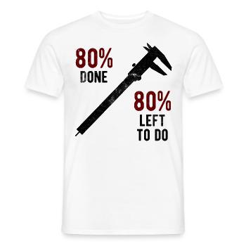 Maschinen-Bediener Maschinenführer Machinist - Männer T-Shirt - Weiß - Vorne - AI Model Male 178 dark (178cm)