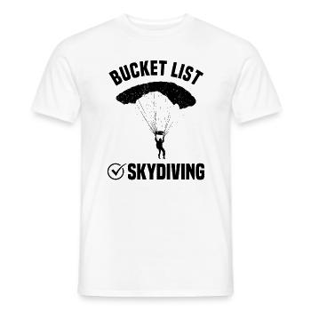 Paracadutisti Paracadutisti Paracadutisti - T-shirt uomo - bianco - Fronte - AI Model Male 178 dark (178cm)