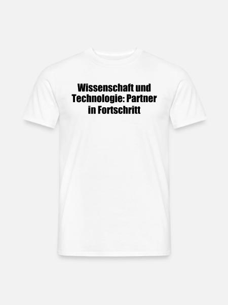 Wissenschaft - Wissenschaft und Technologie: - Männer T-Shirt - Weiß