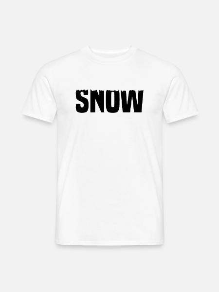 Snow Schnee - Men's T-Shirt - white