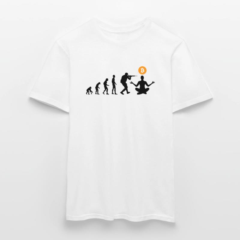 Évolution du Bitcoin T-shirt homme