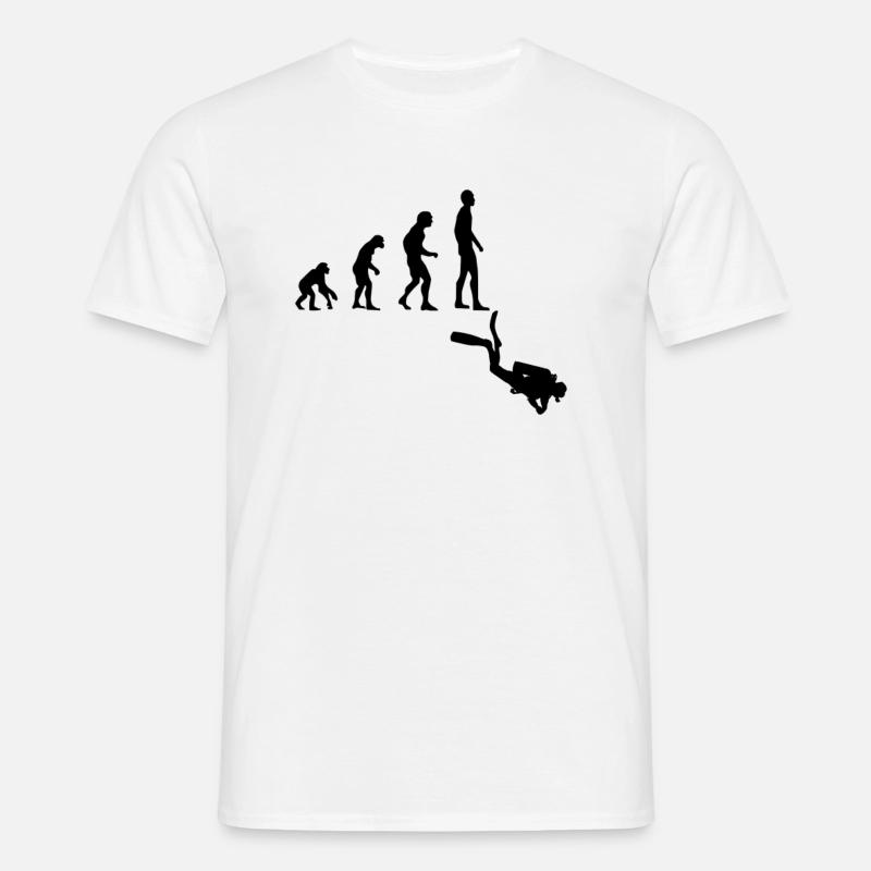 Evolution Diving - Men's T-Shirt - white