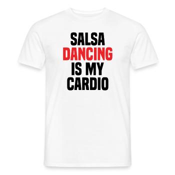 Salsa Danse Musique Danse Pratiquer le latin - T-shirt homme - blanc - Devant - AI Model Male 178 dark (178cm)