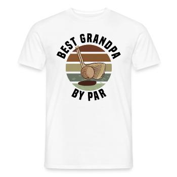 Golf Golfing Cart Balls Sport - Men's T-Shirt - white - Front - AI Model Male 178 dark (178cm)