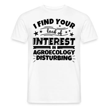 Agrarökologie lustiges Geschenk - Männer T-Shirt - Weiß - Vorne - AI Model Male 178 dark (178cm)