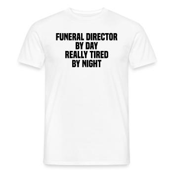 Croque-mort - T-shirt homme - blanc - Devant - AI Model Male 178 dark (178cm)