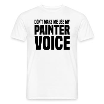 Peinture Art Peintre Artiste Art - T-shirt homme - blanc - Devant - AI Model Male 178 dark (178cm)