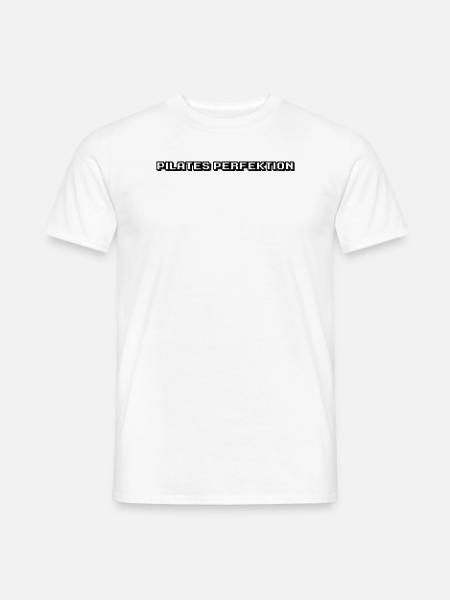 Pilates - Pilates Perfektion - Männer T-Shirt - Weiß