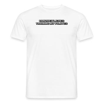 Pilates - Ganzheitliches Training mit Pilates - Männer T-Shirt - Weiß - Vorne - AI Model Male 178 dark (178cm)