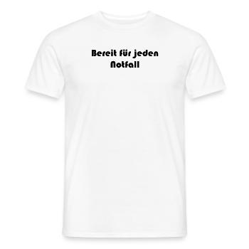 Feuerwehr - Bereit für jeden Notfall - Männer T-Shirt - Weiß - Vorne - AI Model Male 178 dark (178cm)
