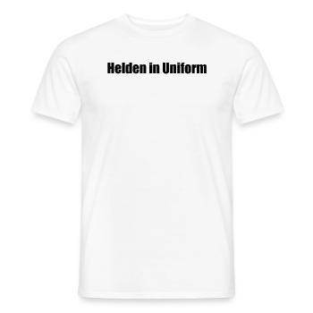 Feuerwehr - Helden in Uniform - Männer T-Shirt - Weiß - Vorne - AI Model Male 178 dark (178cm)