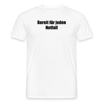 Feuerwehr - Bereit für jeden Notfall - Männer T-Shirt - Weiß - Vorne - AI Model Male 178 dark (178cm)