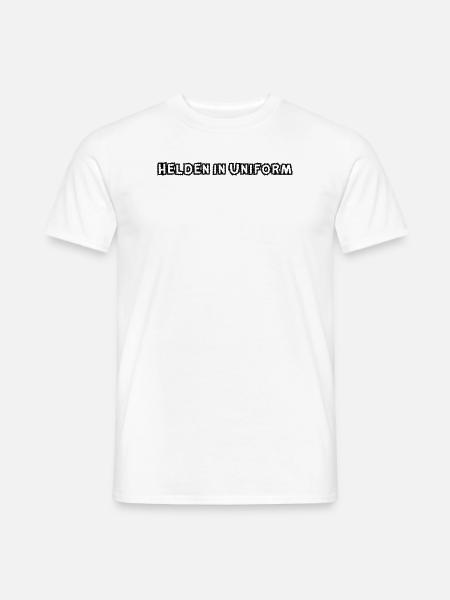 Feuerwehr - Helden in Uniform - Männer T-Shirt - Weiß