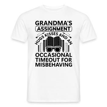 Retired Grandma Pensioner Pension Teacher Teach Re - Men's T-Shirt - white - Front - AI Model Male 178 dark (178cm)